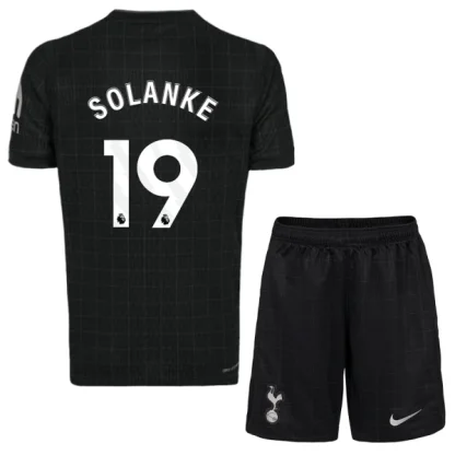 Otroški Nogometni dresi komplet Tottenham Hotspur Gostujoči 2025-26 Dominic Solanke 19