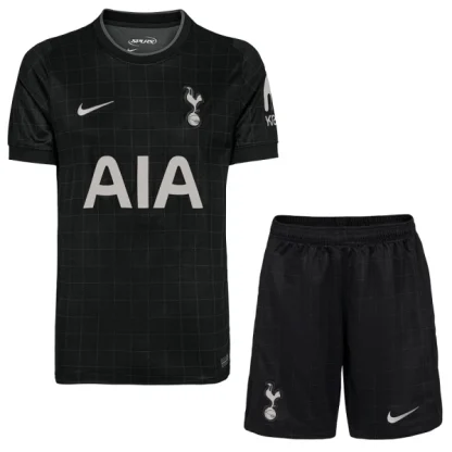 Nogometni dresi kompleti za otroke Tottenham Hotspur Gostujoči 2025-26 črna