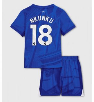 Najcenejši Otroški dresi kompleti Chelsea Domači 2025-26 Christopher Nkunku 18