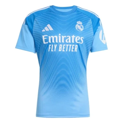 Poceni Moški Nogometni dresi Real Madrid Vratar 2025-26 Thibaut Courtois 1