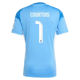Poceni Moški Nogometni dresi Real Madrid Vratar 2025-26 Thibaut Courtois 1