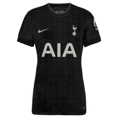 Ženski Nogometnih dresov Tottenham Hotspur Gostujoči 2025-26 črna Kratek Rokav