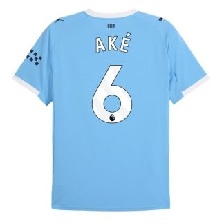 Poceni Nogometni dresi Manchester City Domači 2025-26 Nathan Ake 6