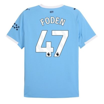 Moški Nogometni dresi Manchester City Domači 2025-26 Phil Foden 47