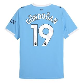 Prodajo Moški Nogometni dresi Manchester City Domači 2025-26 Ilkay Gundogan 19