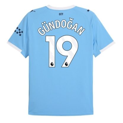 Prodajo Moški Nogometni dresi Manchester City Domači 2025-26 Ilkay Gundogan 19