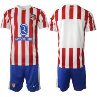 Moški Nogometni Dresi komplet Atletico Madrid Domači 2025-26 z lastnim tiskom
