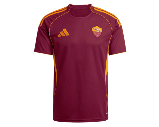 Moški Nogometni dresi AS Roma Domači 2025-26 rdeča Kratek Rokav