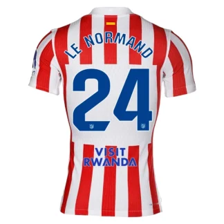 Poceni Nogometni dresi Atletico Madrid Domači 2025-26 Robin Le Normand 24
