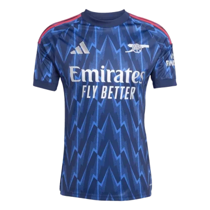 Moški Nogometni dresi Arsenal Gostujoči 2025-26 modra z lastnim tiskom
