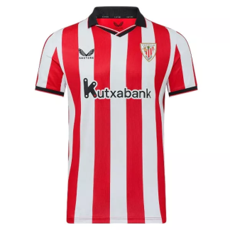 Poceni Moški Nogometni dresi Athletic Bilbao Domači 2025-26 Kratek Rokav