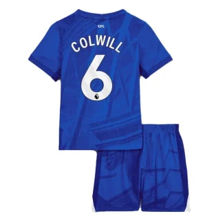 Otroški Nogometni dresi kompleti Chelsea Domači 2025-26 Levi Colwill 6