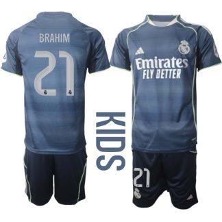 Otroški Nogometni dresi Real Madrid Gostujoči 2025-26 Brahim Díaz 21