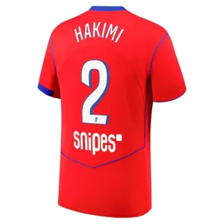Poceni Nogometni dresi Paris Saint-Germain PSG Tretji 2025-26 Achraf Hakimi 2