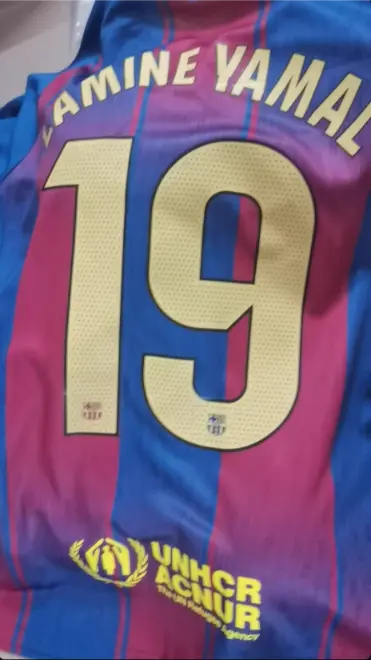 Otroski Nogometni dresi FC Barcelona Domaci 2025-2.webp