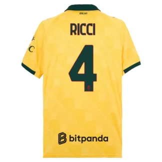 Poceni Nogometni dresi AC Milan Tretji 2025-26 Moški Ricci 4