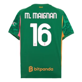 Moški Nogometni Dresi AC Milan Vratar 2025-26 Mike Maignan 16