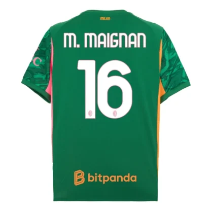 Moški Nogometni Dresi AC Milan Vratar 2025-26 Mike Maignan 16