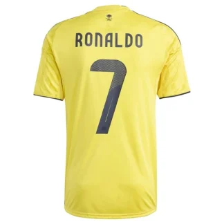 Moški Nogometni dresi Al-Nassr Domači 2025-26 tisk Cristiano Ronaldo 7