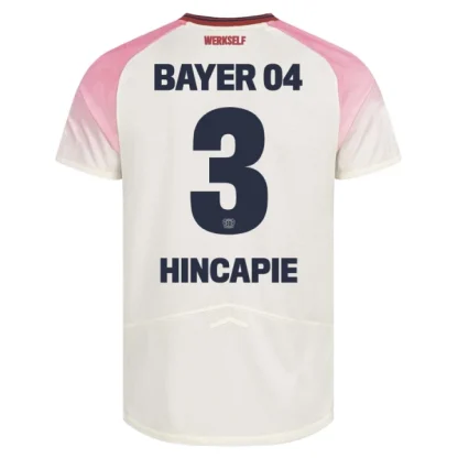 Poceni Nogometni dresi Bayer 04 Leverkusen Gostujoči 2025-26 Piero Hincapie 3
