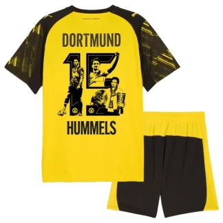Otroški Nogometni dresi BVB Borussia Dortmund Domači 2025-26 Mats Hummels 15