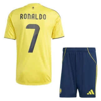 Nogometni dresi za otroke kompleti Al-Nassr Domači 2025-26 Cristiano Ronaldo 7