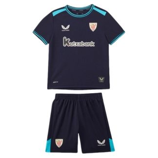 Poceni Otroški dresi kompleti Athletic Bilbao Gostujoči 2025-26 črna
