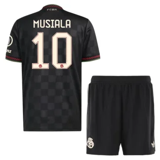 Otroški Nogometni dresi kompleti FC Bayern Munich Tretji 2025-26 Jamal Musiala 10