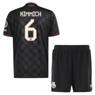 Otroški Nogometni dresi kompleti FC Bayern Munich Tretji 2025-26 Joshua Kimmich 6