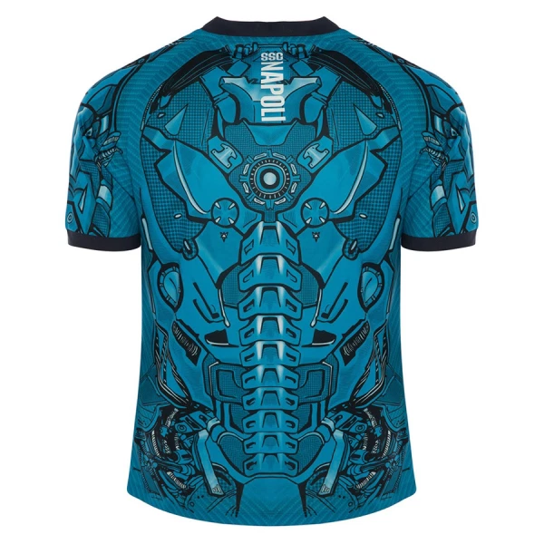 Poceni Nogometni dresi SSC Napoli Pre-Match 2025-26 Moški Kratek Rokav