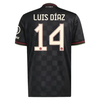 Poceni Moški Nogometni dresi FC Bayern Munich Tretji 2025-26 Luis Díaz 14