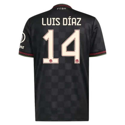 Poceni Moški Nogometni dresi FC Bayern Munich Tretji 2025-26 Luis Díaz 14