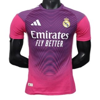 Moški Nogometni dresi Real Madrid Vratar Gostujoči 2025-26 roza