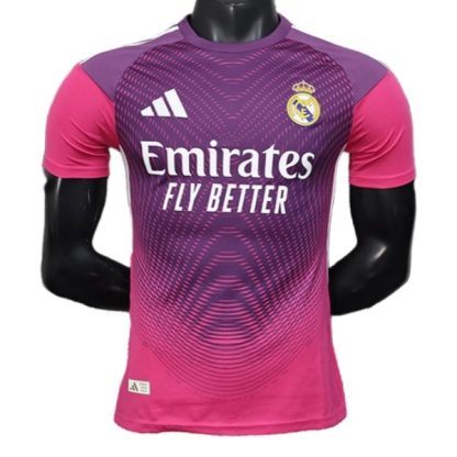Moški Nogometni dresi Real Madrid Vratar Gostujoči 2025-26 roza