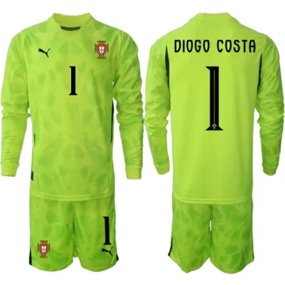 Nogometni dresi Portugalska Vratar 2025-26 Dolgi Rokav Diogo Costa 1