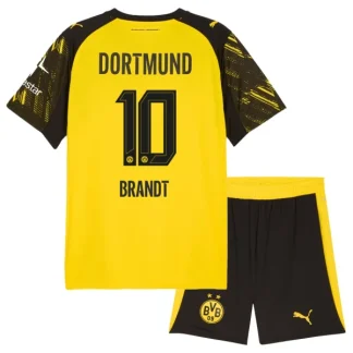Nogometni dresi za otroke BVB Borussia Dortmund Domači 2025-26 Julian Brandt 10