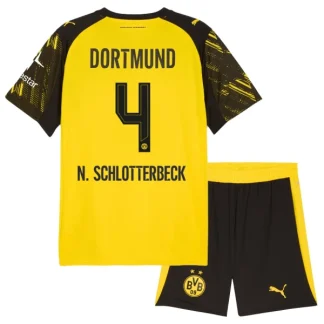 Nogometni dresi za otroke BVB Borussia Dortmund Domači 2025-26 Nico Schlotterbeck 4