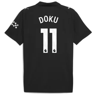 Poceni Nogometni dresi Manchester City Gostujoči 2025-26 Moški Jérémy Doku 11