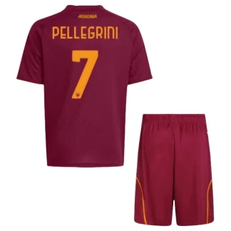 Nogometni dresi za otroke kompleti AS Roma Domači 2025-26 Lorenzo Pellegrini 7