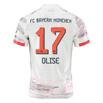 Moški Nogometni dresi FC Bayern Munich Gostujoči 2025-26 Michael Olise 17