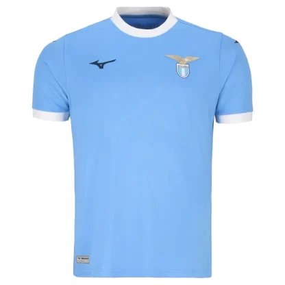 Poceni Nogometni dresi SS Lazio Domači 2025-26 modra Moški