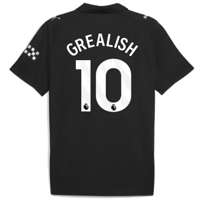 Prodajo Nogometni dresi Manchester City Gostujoči 2025-26 Moški Jack Grealish 10