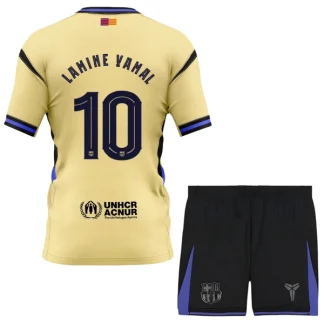 Nogometni Dresi kompleti FC Barcelona x Kobe Bryant Gostujoči 2025-26 Otroški Lamine Yamal 10