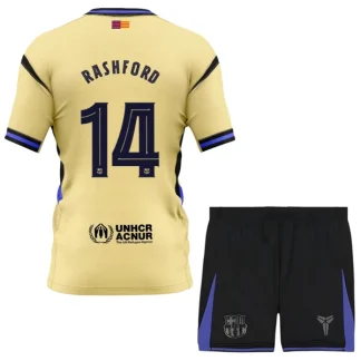 Otroški Nogometni Dresi FC Barcelona x Kobe Bryant Gostujoči 2025-26 Marcus Rashford 14