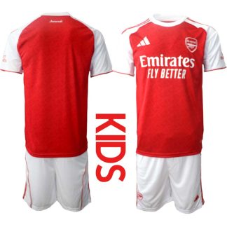 Poceni Nogometni Dresi kompleti Arsenal Domači 2025-26 Otroški