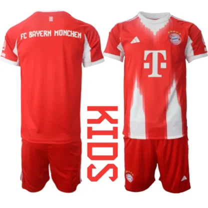 FC Bayern Munich dresi Domači 2025-26 Otroški kompleti Thomas Müller 25