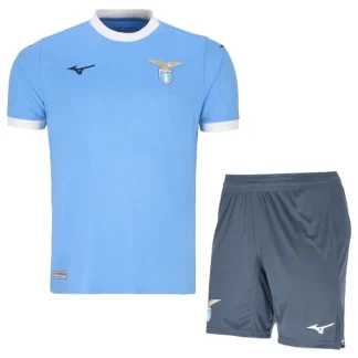 Otroški Nogometni dresi SS Lazio Domači 2025-26 z lastnim tiskom