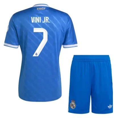 Nogometni dresi za otroke kompleti Real Madrid Tretji 2025-26 Vinicius Junior 7