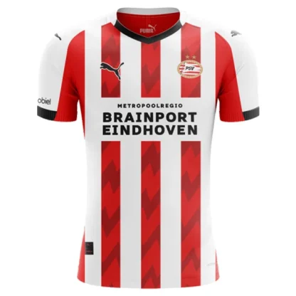 Otroški Nogometni dresi PSV Eindhoven Domači 2025-26 Kratek Rokav