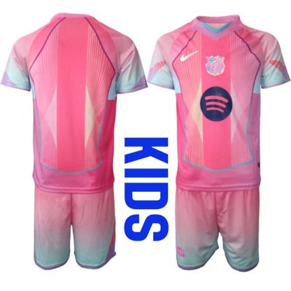 Nogometni dresi komplet FC Barcelona Special Edition 2025-26 Otroški z lastnim tiskom
